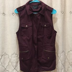 Cute🎀 Zip Up Layer Vest